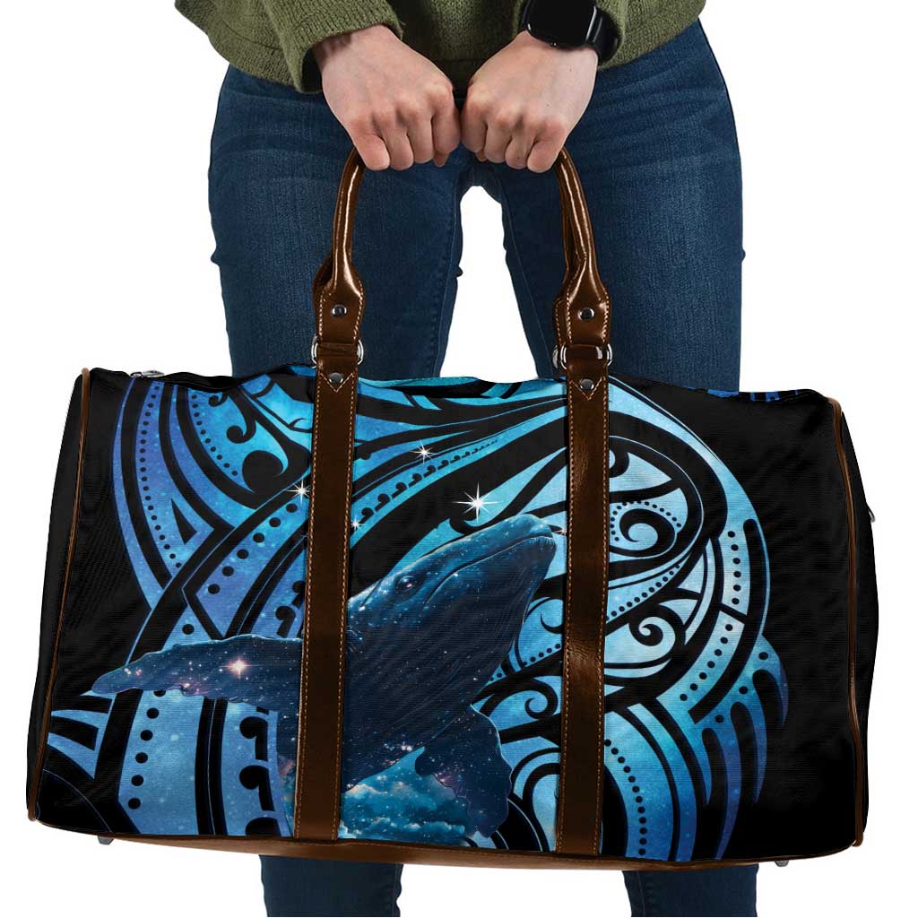 New Zealand Matariki Travel Bag Maori Humpback Whale Galaxy