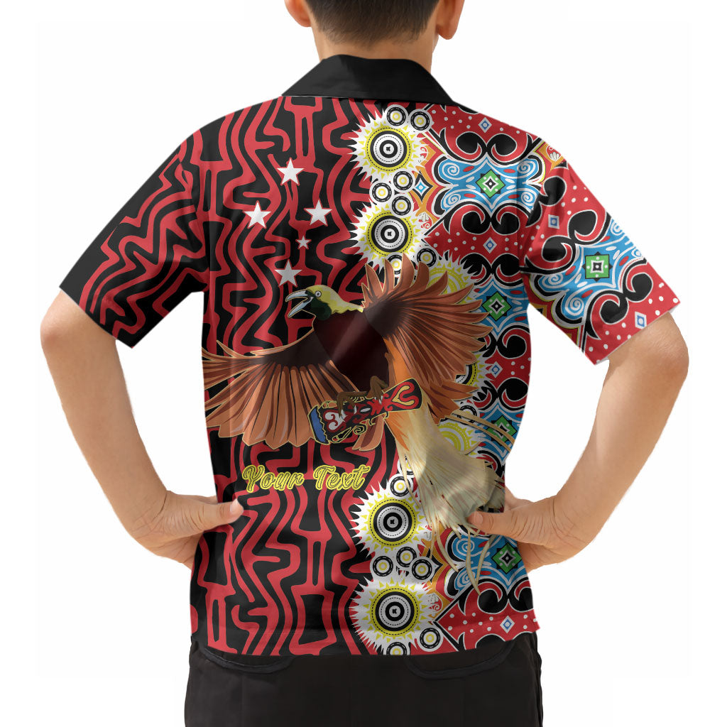 Personalised Papua New Guinea Pidgin Language Week Hawaiian Shirt Halo Olgeta Tok Pisin Wik Bird Of Paradise Oro Batik LT22 - Polynesian Pride