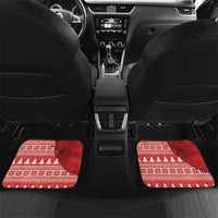 New Zealand Kakapo Christmas In July Car Mats Silver Fern Santa Xmas Red Color