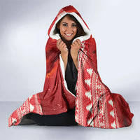 New Zealand Kakapo Christmas In July Hooded Blanket Silver Fern Santa Xmas Red Color