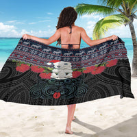 New Zealand Hei Tiki Christmas In July Sarong Pohutukawa Santa Xmas Polynesian Pattern LT22 - Polynesian Pride