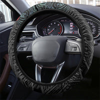 New Zealand Hei Tiki Christmas In July Steering Wheel Cover Pohutukawa Santa Xmas Polynesian Pattern LT22 - Polynesian Pride