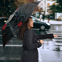 New Zealand Hei Tiki Christmas In July Umbrella Pohutukawa Santa Xmas Polynesian Pattern LT22 - Polynesian Pride