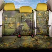 New Zealand Kaka Bird Back Car Seat Cover Kowhai Flower Landscape Style LT22 One Size Green - Polynesian Pride