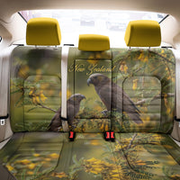 New Zealand Kaka Bird Back Car Seat Cover Kowhai Flower Landscape Style LT22 - Polynesian Pride