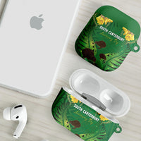 South Canterbury Anniversary Day AirPods Case Kiwi Kowhai Silver Fern Maori Pattern LT22 - Polynesian Pride