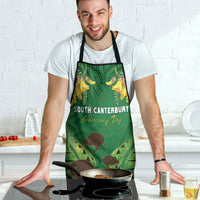 South Canterbury Anniversary Day Apron Kiwi Kowhai Silver Fern Maori Pattern LT22 - Polynesian Pride