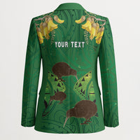 Personalised South Canterbury Anniversary Day Blazer Kiwi Kowhai Silver Fern Maori Pattern LT22 - Polynesian Pride