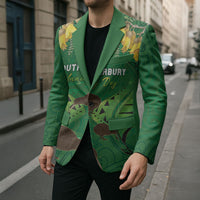 Personalised South Canterbury Anniversary Day Blazer Kiwi Kowhai Silver Fern Maori Pattern LT22 - Polynesian Pride