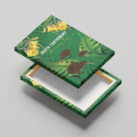 South Canterbury Anniversary Day Canvas Wall Art Kiwi Kowhai Silver Fern Maori Pattern LT22 - Polynesian Pride