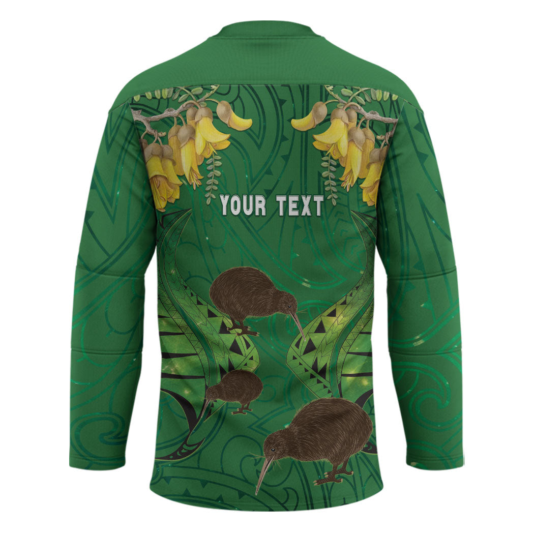 Personalised South Canterbury Anniversary Day Hockey Jersey Kiwi Kowhai Silver Fern Maori Pattern LT22 - Polynesian Pride