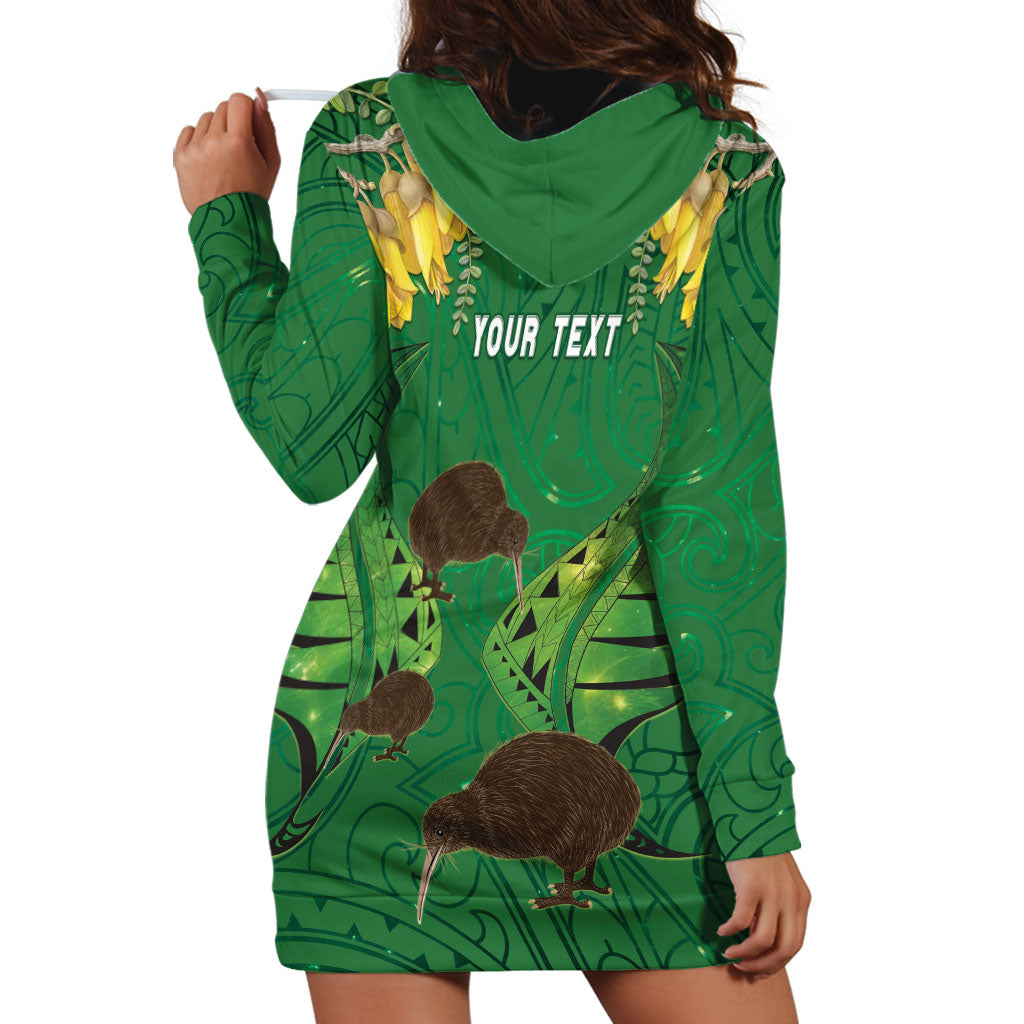 Personalised South Canterbury Anniversary Day Hoodie Dress Kiwi Kowhai Silver Fern Maori Pattern LT22 - Polynesian Pride