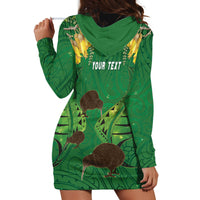 Personalised South Canterbury Anniversary Day Hoodie Dress Kiwi Kowhai Silver Fern Maori Pattern LT22 - Polynesian Pride