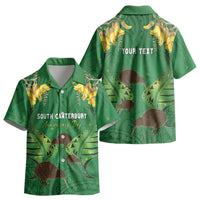 Personalised South Canterbury Anniversary Day Kid Hawaiian Shirt Kiwi Kowhai Silver Fern Maori Pattern LT22 - Polynesian Pride