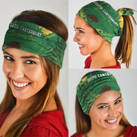 South Canterbury Anniversary Day Neck Gaiter Kiwi Kowhai Silver Fern Maori Pattern LT22 - Polynesian Pride