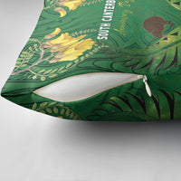 South Canterbury Anniversary Day Pillow Cover Kiwi Kowhai Silver Fern Maori Pattern LT22 - Polynesian Pride