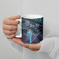 Personalised New Zealand Suicide Prevention Month Ceramic Mug Maori Mauri Tu Mauri Ora Polynesian Pattern LT22 - Polynesian Pride