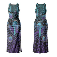 Personalised New Zealand Suicide Prevention Month Couples Matching Tank Maxi Dress and Hawaiian Shirt Maori Mauri Tu Mauri Ora Polynesian Pattern LT22 - Polynesian Pride