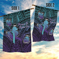 New Zealand Suicide Prevention Month Garden Flag Maori Mauri Tu Mauri Ora Polynesian Pattern LT22 - Polynesian Pride