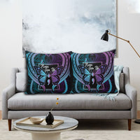 Polynesia Suicide Prevention Month Pillow Cover Semicolon Butterfly Never Give Up Polynesian Pattern LT22 - Polynesian Pride