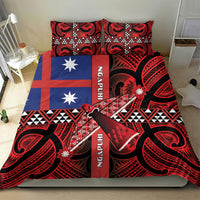Aotearoa Iwi Ngapuhi Bedding Set Tuhoronuku Kite United Tribes Flag Maori Pattern LT22 - Polynesian Pride