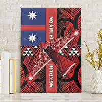 Aotearoa Iwi Ngapuhi Canvas Wall Art Tuhoronuku Kite United Tribes Flag Maori Pattern LT22 Without Frame Red - Polynesian Pride