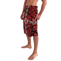 Aotearoa Iwi Ngapuhi Lavalava Tuhoronuku Kite United Tribes Flag Maori Pattern LT22 - Polynesian Pride