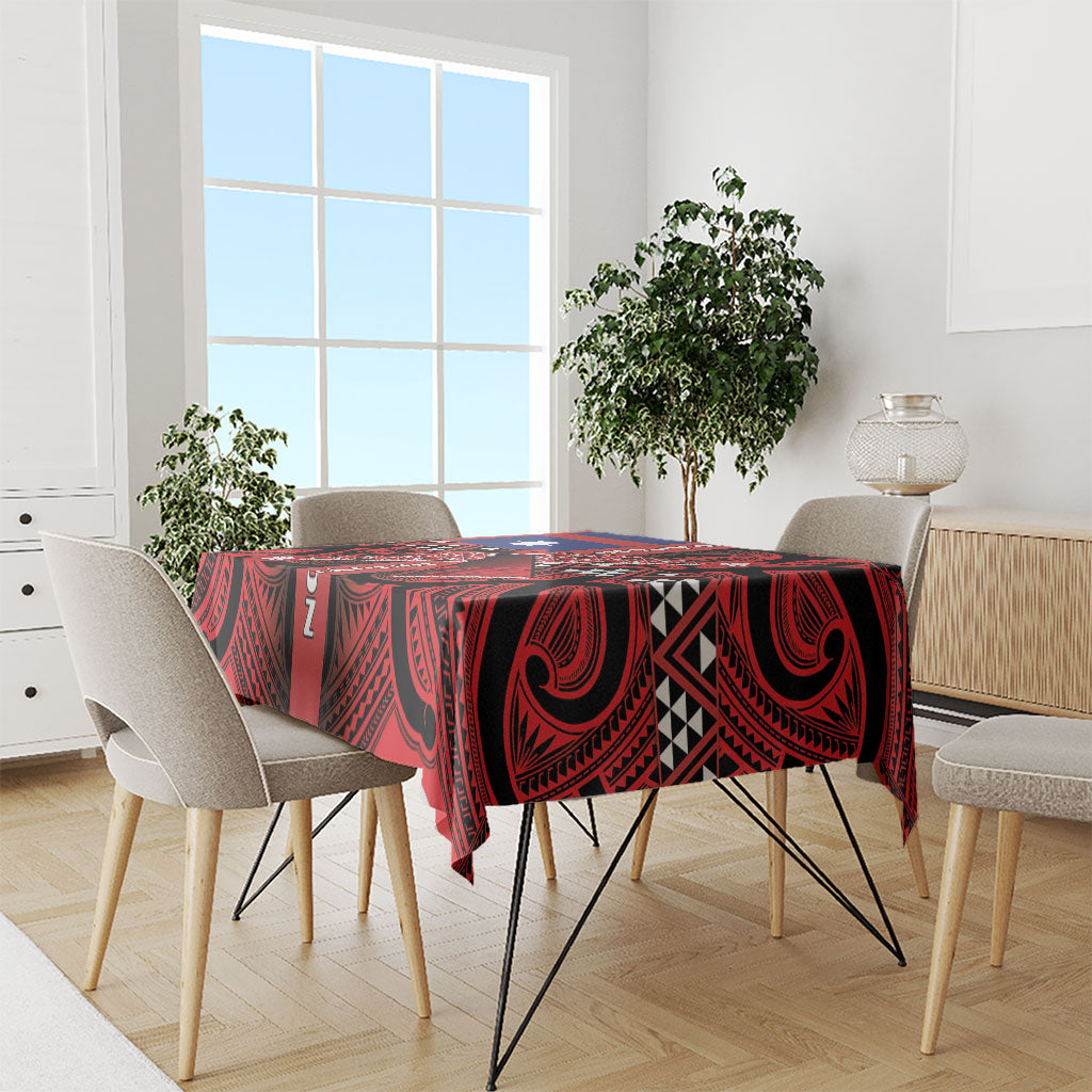 Aotearoa Iwi Ngapuhi Tablecloth Tuhoronuku Kite United Tribes Flag Maori Pattern LT22 - Polynesian Pride