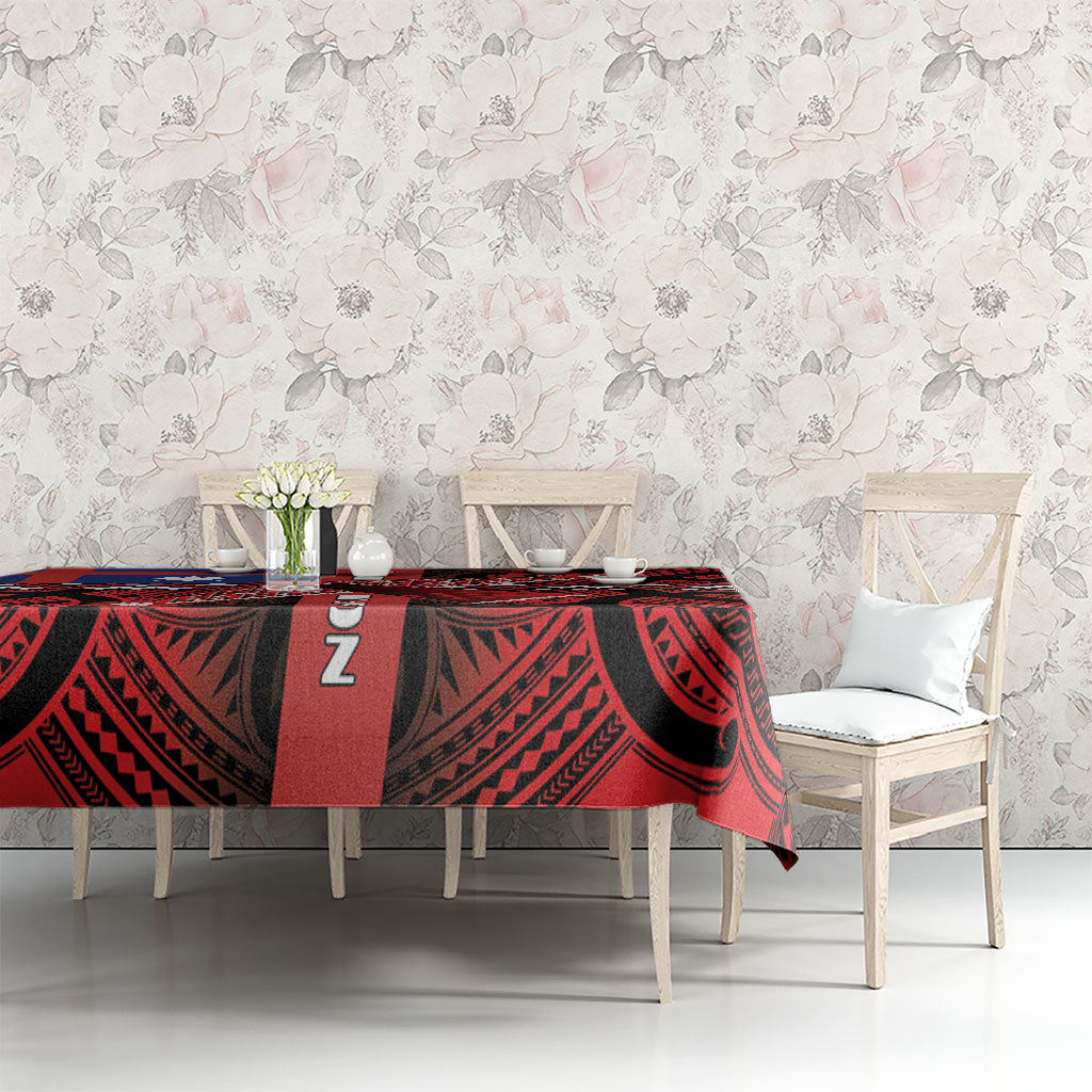 Aotearoa Iwi Ngapuhi Tablecloth Tuhoronuku Kite United Tribes Flag Maori Pattern LT22 - Polynesian Pride