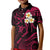 Hawaii Kid Polo Shirt Maui Islands Pacific Plumeria Pink Vibe LT9 Kid Pink - Polynesian Pride