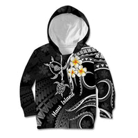 Hawaii Kid Hoodie Maui Islands Pacific Plumeria White Vibe LT9 White - Polynesian Pride