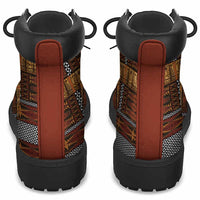 Malo e Lelei Tonga All Season Boots Tongan Ngatu Tapa Cloth LT14 - Polynesian Pride