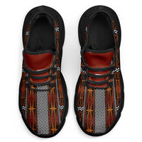 Malo e Lelei Tonga Clunky Sneakers Tongan Ngatu Tapa Cloth LT14 - Polynesian Pride