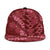 Maroon Aloha Hawaii Snapback Cap Hawaiian Kakau Ohia Lehua Lei - Polynesian Pride