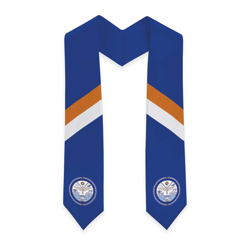 Marshall Islands Graduation Stole Coat Of Arms Style