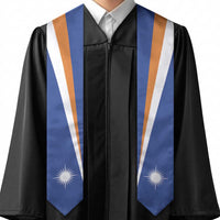 Marshall Islands Graduation Stole Flag Style