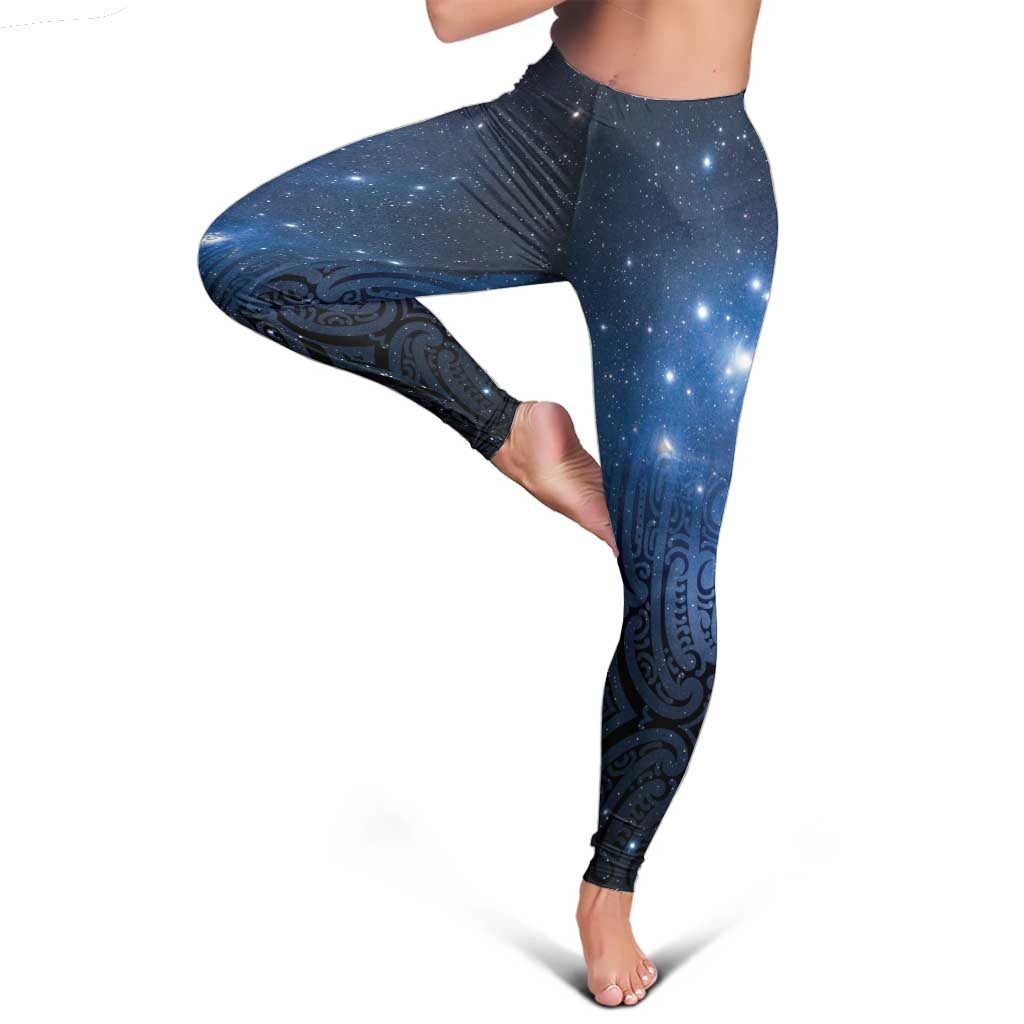 Matariki Te Tau Hou Māori Leggings New Zealand Starry Sky LT7