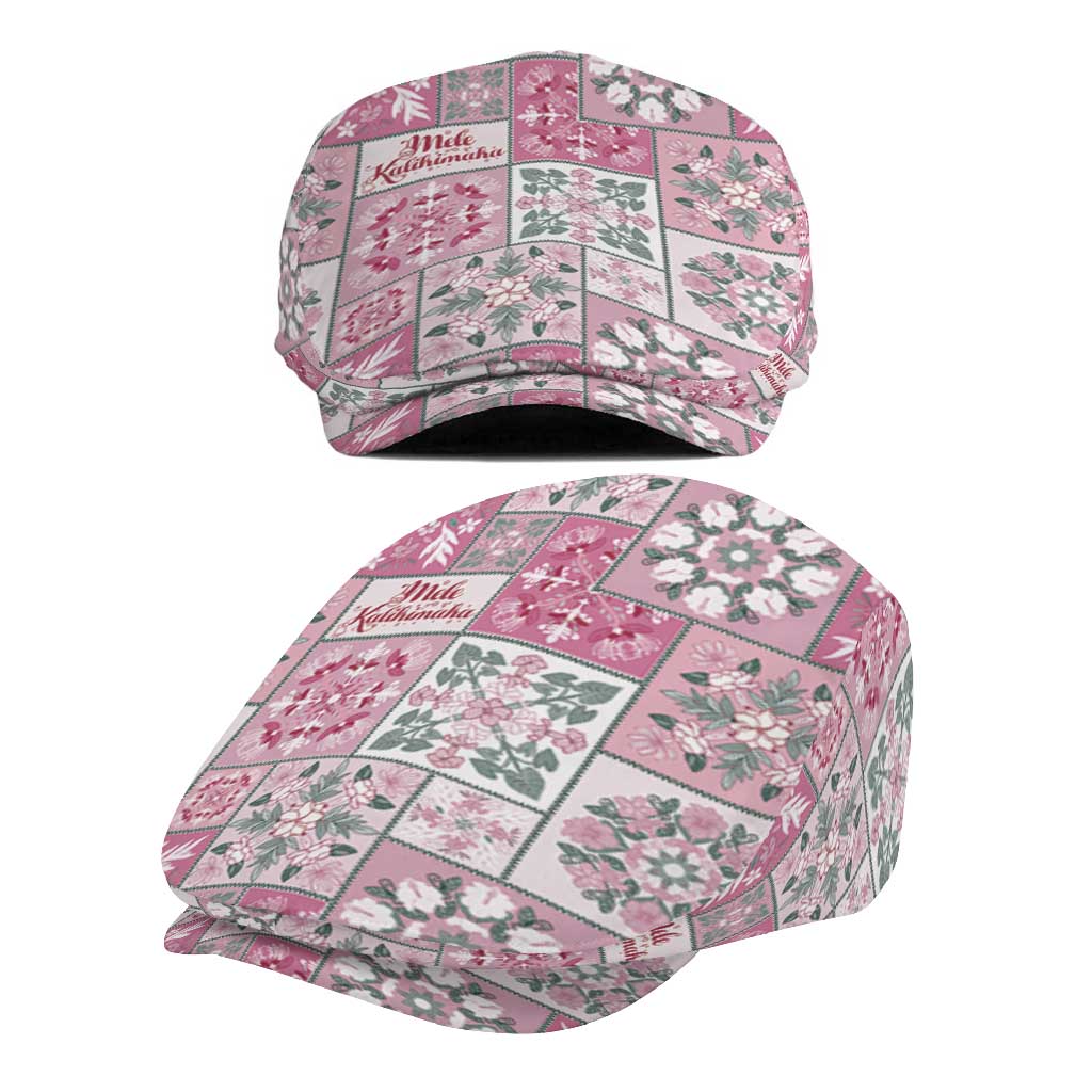 Mele Kalikimaka Hawaii Christmas Jeff Hat Akala Seamless Floral Motif - Polynesian Pride