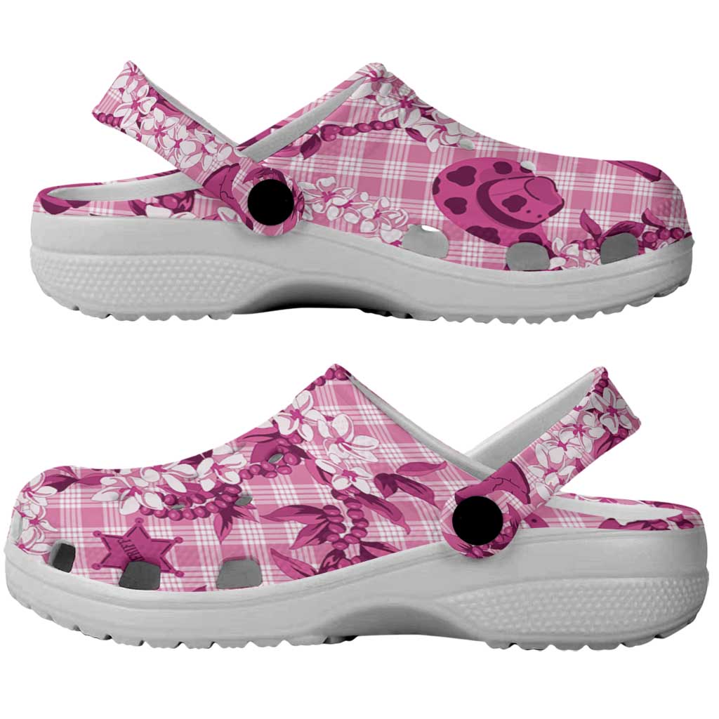 Mokihana Maile Ilima Leis Paniolo Palaka Clogs Shoes Hawaiian Omaomo Ulaula Spirit - Polynesian Pride