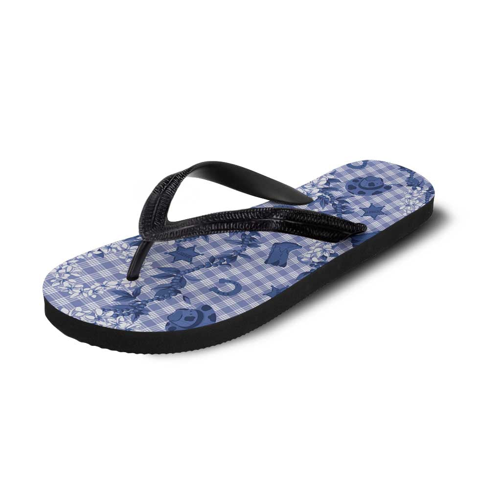 Mokihana Maile Ilima Leis Paniolo Palaka Flip Flops Hawaiian Polu Spirit - Polynesian Pride