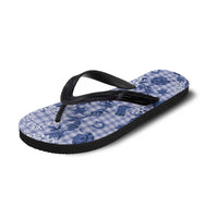Mokihana Maile Ilima Leis Paniolo Palaka Flip Flops Hawaiian Polu Spirit - Polynesian Pride