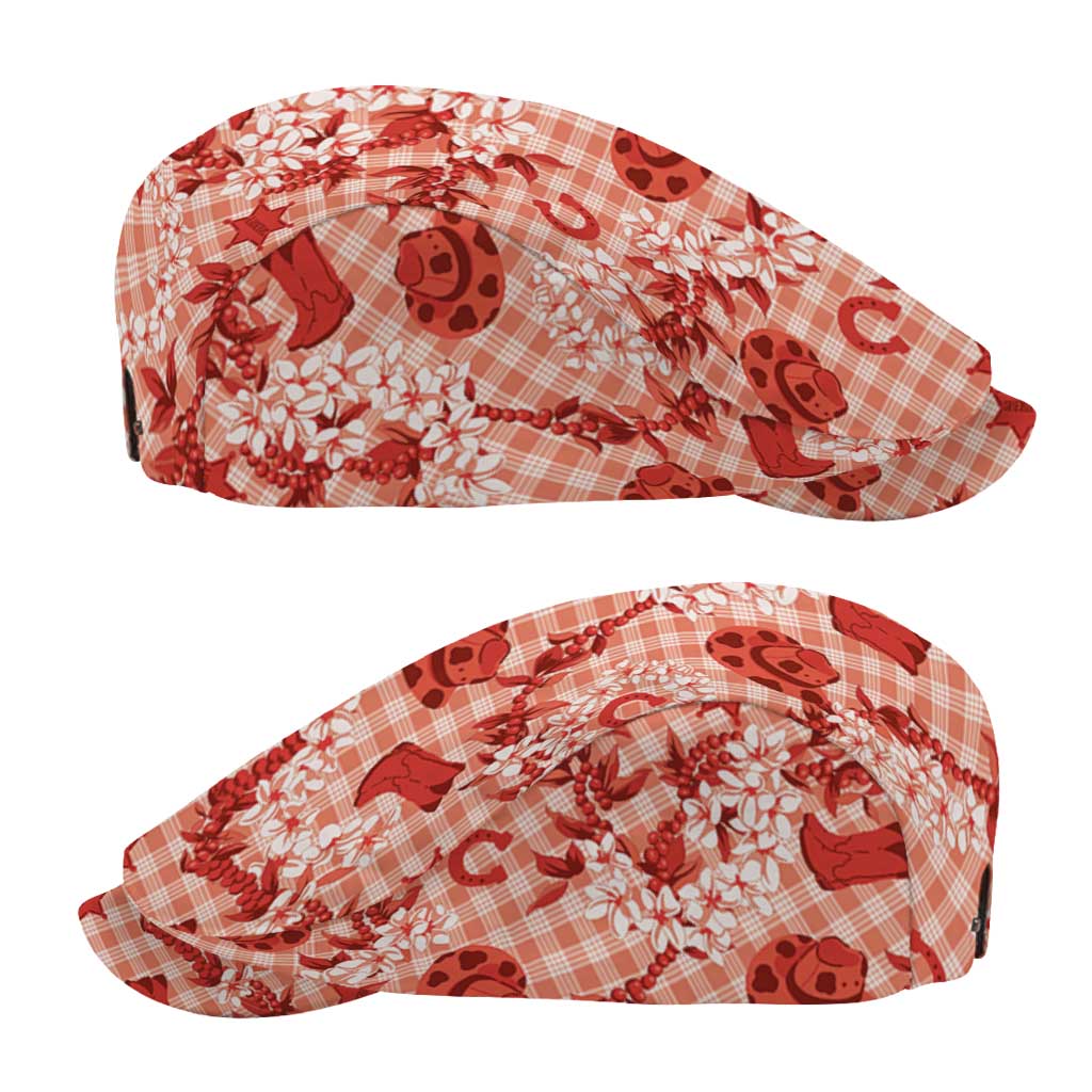 Mokihana Maile Ilima Leis Paniolo Palaka Jeff Hat Hawaiian Ulaula Spirit - Polynesian Pride