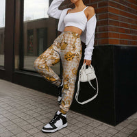 Mokihana Maile Ilima Leis Paniolo Palaka Jogger Pants Hawaiian Kula Spirit - Polynesian Pride