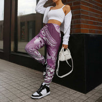 New Zealand Aotearoa Darts Masters Jogger Pants Maori Art Tattoo with Tribal Dart Symbol Pink - Polynesian Pride