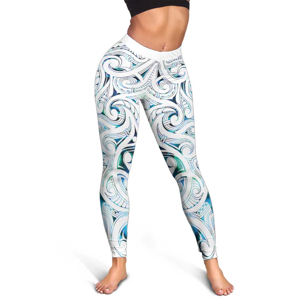 New Zealand Aotearoa Leggings Maori Papua Shell Indigenous - Polynesian Pride