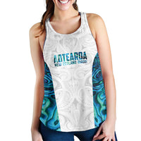 New Zealand Aotearoa Women Racerback Tank Maori Papua Shell Indigenous - Polynesian Pride