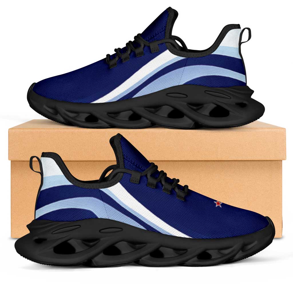 New Zealand Clunky Sneakers Flag-Inspired Curve Style