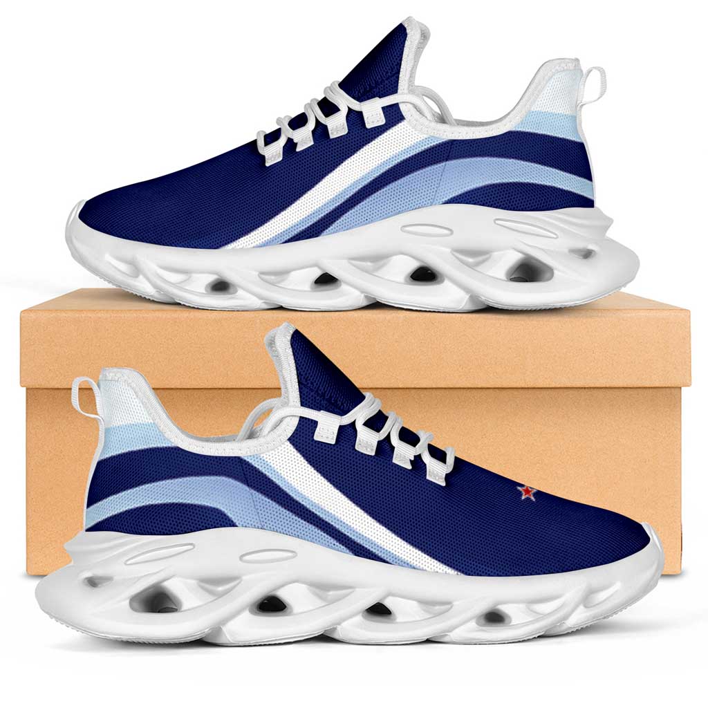 New Zealand Clunky Sneakers Flag-Inspired Curve Style