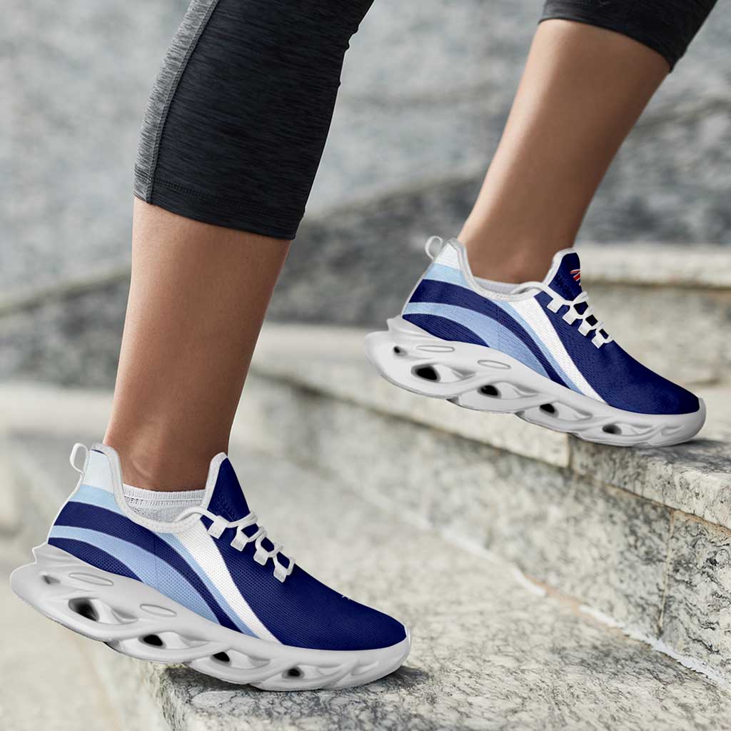 New Zealand Clunky Sneakers Flag-Inspired Curve Style