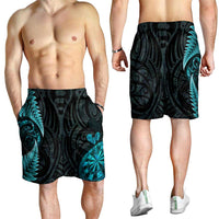 New Zealand Darts Shorts for Men Happiness Is A Tight Threesome Maori Paua Shell LT14